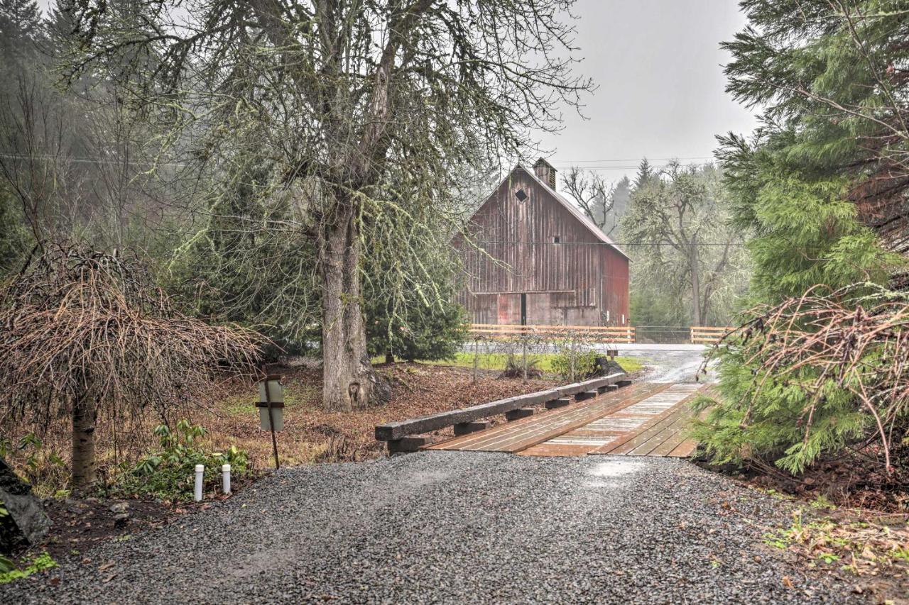 Chic Farmhouse With Creek In Heart Of Wine Country! McMinnville Exterior foto
